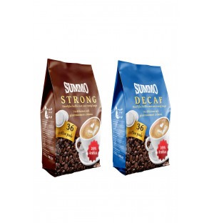 Summo Senseo 1 Adet Decaf ve 1 Adet Strong 72'li Avantaj Paketi (36X2 Paket) Pad Kahve