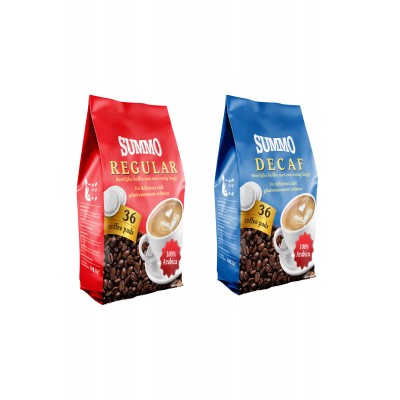 Summo Senseo 1 Adet Regular ve 1 Adet Decaf 72'li Avantaj Paketi (36X2 Paket) Pad Kahve