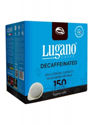 Lugano Decaffeinated Espresso E.S.E Pod 150'li Kahve